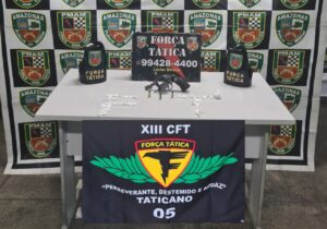 Imagem da notícia - PMAM apreende arma com homem, na Cachoeirinha