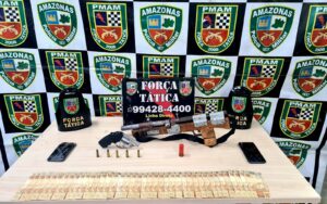 Imagem da notícia - Na capital, PMAM prende dois indivíduos em posse de três armas de fogo