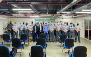 Imagem da notícia - SSP-AM recebe a visita de alunos do Curso de Aperfeiçoamento de Oficiais da PMESP