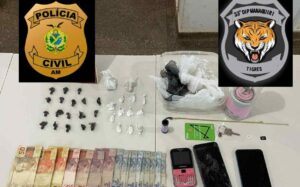 Imagem da notícia - Em Manaquiri, PC-AM prende dois indivíduos por tráfico de drogas e associação para o tráfico