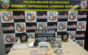 Imagem da notícia - No bairro Cidade Nova, PMAM prende dois homens por tráfico de drogas