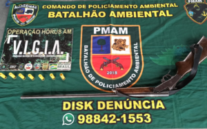 Imagem da notícia - Em Parintins, PMAM apreende arma de fogo em embarcação