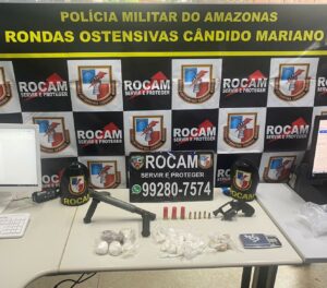 Imagem da notícia - Em Iranduba, PMAM apreende adolescente em posse de arma de fogo e entorpecentes