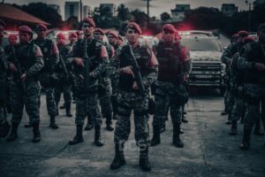 Imagem da notícia - PMAM apresenta balanço inicial de apreensões de armas, munições e drogas de abril