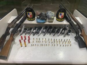 Imagem da notícia - Em março, PMAM apreendeu 186 armas de fogo