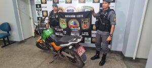 Por meio do Sistema Paredão, PMAM apreende motocicleta com sinais identificadores irregulares