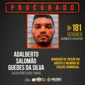 Imagem da notícia - SSP-AM solicita colaboração para localizar membros de facções criminosas que são foragidos da Justiça