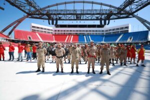 Imagem da notícia - Corpo de Bombeiros realiza simulado no Bumbódromo para alinhar últimos detalhes para festival