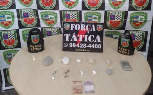 PMAM prende homem em posse de drogas, no bairro Nova Esperança