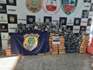 Imagem da notícia - SSP-AM apreende 233 quilos de skunk em ação conjunta com Polícia Rodoviária Federal