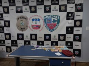 Imagem da notícia - Hórus/Fronteira Mais Segura: dupla é presa por tráfico de drogas em Coari