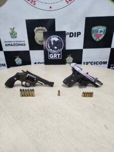 Cidade Mais Segura: Dupla é presa com armas durante operação da SSP-AM no bairro Tarumã
