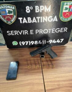 Em Tabatinga, PMAM prende homem por tentativa de homicídio