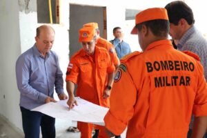 SSP-AM vistoria construção do Canil do Corpo de Bombeiros do Amazonas