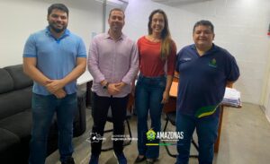 Imagem da notícia - Corregedoria Geral do Sistema de Segurança Pública recebe visita do novo delegado-geral da PC-AM