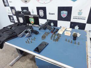 Imagem da notícia - Operação Hórus/Fronteira Mais Segura: Em Coari, homem é preso em flagrante por homicídio e lesão corporal