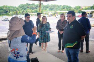 Corregedor Geral do sistema de Segurança visita  Centro de Formação de Condutores do Detran-AM
