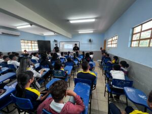 Imagem da notícia - SSP-AM promove palestra educativa para alunos em escola da zona rural de Manaus