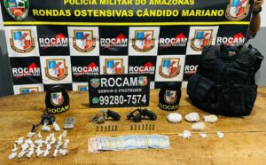 Imagem da notícia - Hórus/Fronteira Mais Segura: Homem é preso com drogas e armas no Iranduba 