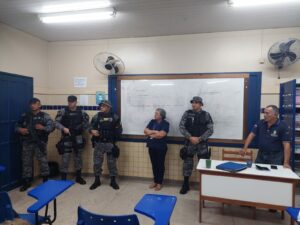Imagem da notícia - Agentes da operação Fronteira Mais Segura/Hórus promovem palestras em escolas da rede pública estadual no interior