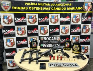 Imagem da notícia - Durante Operação Amazonas Mais Seguro, homem é preso com sete armas de fogo
