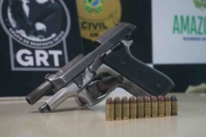 Imagem da notícia - Cidade Mais Segura: SSP-AM prende homem em posse de arma de fogo no bairro Aleixo