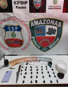 Imagem da notícia - Hórus/Fronteira Mais Segura: SSP-AM apreende fuzil, drogas e madeira em ações distintas em Itacoatiara, Pauini e Coari