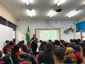 Imagem da notícia - Departamento de Prevenção à Violência da SSP-AM realiza semana de palestras em escola na zona norte de Manaus