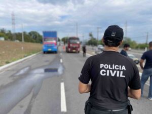 Imagem da notícia - Polícia realiza reconstituição do desabamento da ponte sobre rio Curuçá 