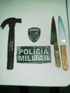 Imagem da notícia - Shamar: Homem é preso pela Polícia Militar por suspeita de agredir companheira com um martelo, em Benjamin Constant