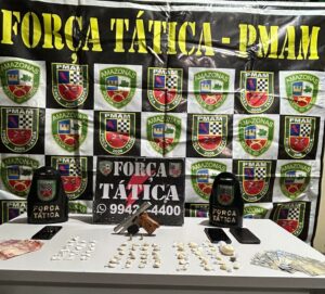 Imagem da notícia - Operação Hórus: Quatro homens são presos em posse de arma de fogo e drogas em Tabatinga 