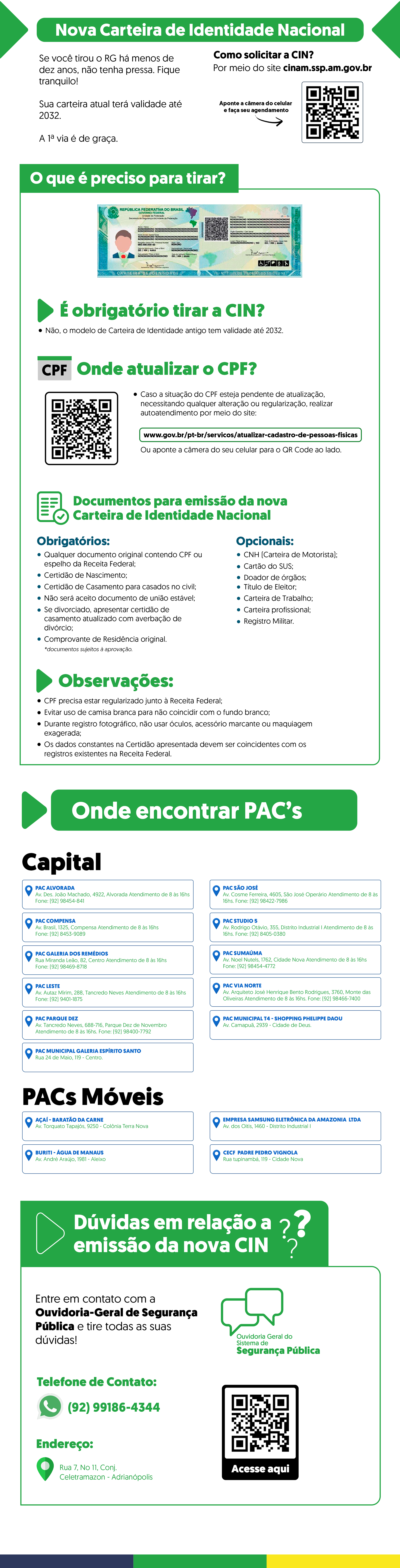 Comissão debate emissão de nova carteira de identidade nacional