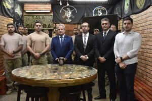 Imagem da notícia - Secretário da Senasp/MJSP visita sede da PC-AM e conhece atuação no combate à criminalidade