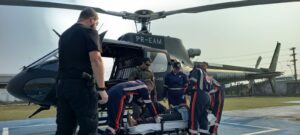 Imagem da notícia - SSP-AM auxilia no transporte aeromédico de dois pacientes de comunidade da zona rural de Manaus