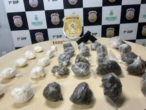 Imagem da notícia - PC-AM deflagra ação policial e prende responsável pela distribuição de drogas no bairro Praça 14 de Janeiro
