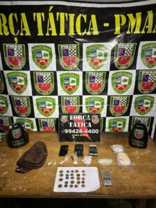 Imagem da notícia - Operação Hórus: Trio é preso por suspeita de usar bar para vender entorpecentes no Careiro Castanho