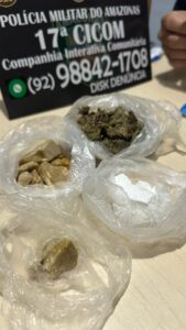 Imagem da notícia - Polícia Militar do Amazonas prende trio que comercializava drogas