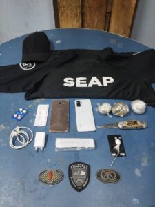 Imagem da notícia - PMAM prende guarda municipal que facilitava entrada de drogas na unidade prisional de Parintins 