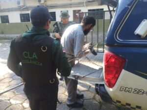 Imagem da notícia - Polícia Militar do Amazonas resgata coruja-buraqueira ferida, no Japiim