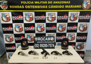 Imagem da notícia - PMAM apreende cinco armas de fogo na zona norte