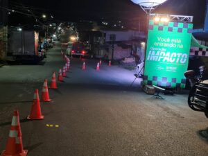 Imagem da notícia - Durante a operação Impacto, homem é preso após furar barreira policial