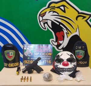 Imagem da notícia - Polícia Militar do Amazonas prende dois homens por tráfico de drogas e porte ilegal de arma de fogo