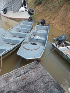 Imagem da notícia - PC-AM e Polícia Militar de Roraima recuperam motores de barco furtados em Barcelos