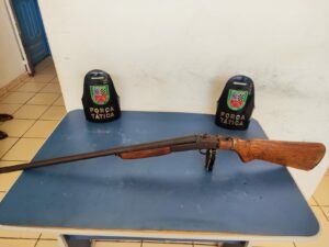 Imagem da notícia - Operação Fronteira Mais Segura: Homem é preso por porte ilegal de arma de fogo em Tonantins