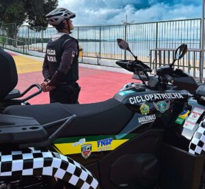 Imagem da notícia - Ciclopatrulha da PMAM recebe quadriciclos para fortalecer ações policiais em áreas turísticas