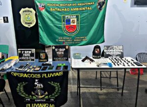 Imagem da notícia - Base Tiradentes: Grupo é preso em Tefé por associação criminosa, tráfico de drogas e porte ilegal de arma de fogo