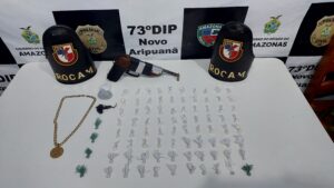 Imagem da notícia - Fronteira Mais Segura: PMAM prende foragido com droga e arma em Novo Aripuanã