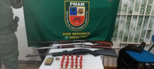 Imagem da notícia - Tamoiotatá 4: PMAM prende homem com armas e munições no sul do Amazonas