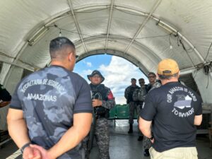 Imagem da notícia - Integração: Cúpula da Secretaria de Segurança de Rondônia conhece projetos da SSP-AM