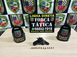 Imagem da notícia - Polícia Militar do Amazonas prende dois homens e apreende armas de fogo durante patrulhamento em Manaus